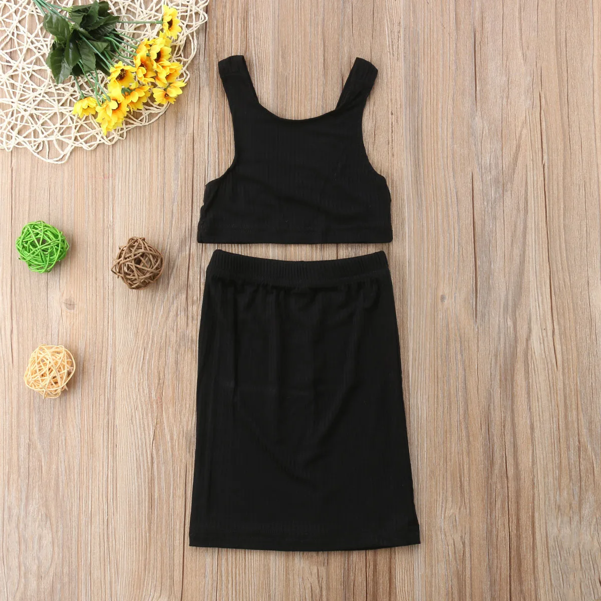 

Newborn Baby Girl Summer Outfits Babies Vest Tops Sheath Skirt Clothing Set Clothes Outfits 2019