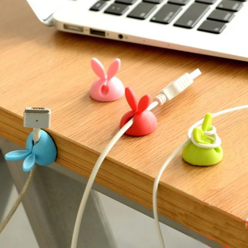 

Headphone Headset Wire Wrap Cord Winder Organizer Cable Collector Silica Bobbin Winder Wrap Cord Office Solid Tool Hook