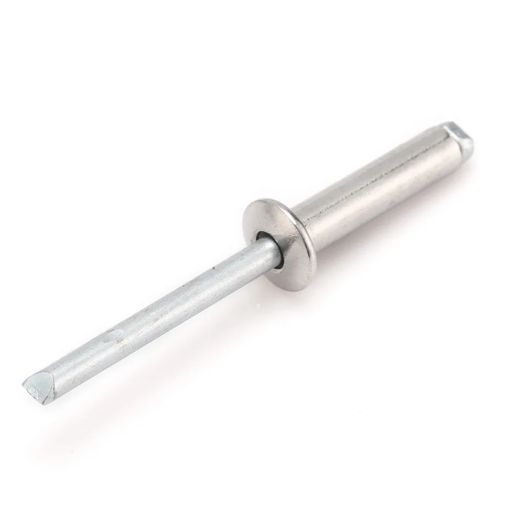 50PCS 304 semi steel open type M4*20core pulling rivets Blind Round