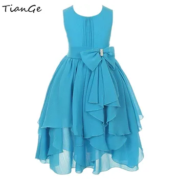 

Tiange Girls Dress Children Wedding Clothes Party Pageant Baby Dresses Princess Ball Gown Birthday Dress for Girl Vestidos