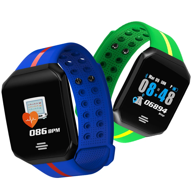 

Fitness Smart Watch Mens Pedometer Intelligent Sports Watch Big Screen Dial Silicone Smartwatch Running for Android 4.4 IOS 8.0