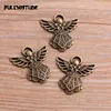  10pcs 23*26mm Metal Alloy Two Color Angel Charms Girl Pendants For Jewelry Making DIY Handmade Craft ► Photo 2/6