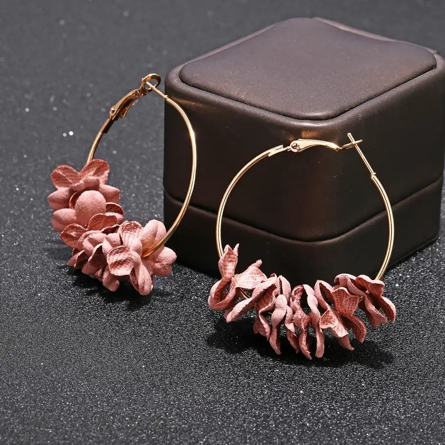 Kuziduocai Новые популярные модные ювелирные изделия Bijoux Sweety большой круг элегантные