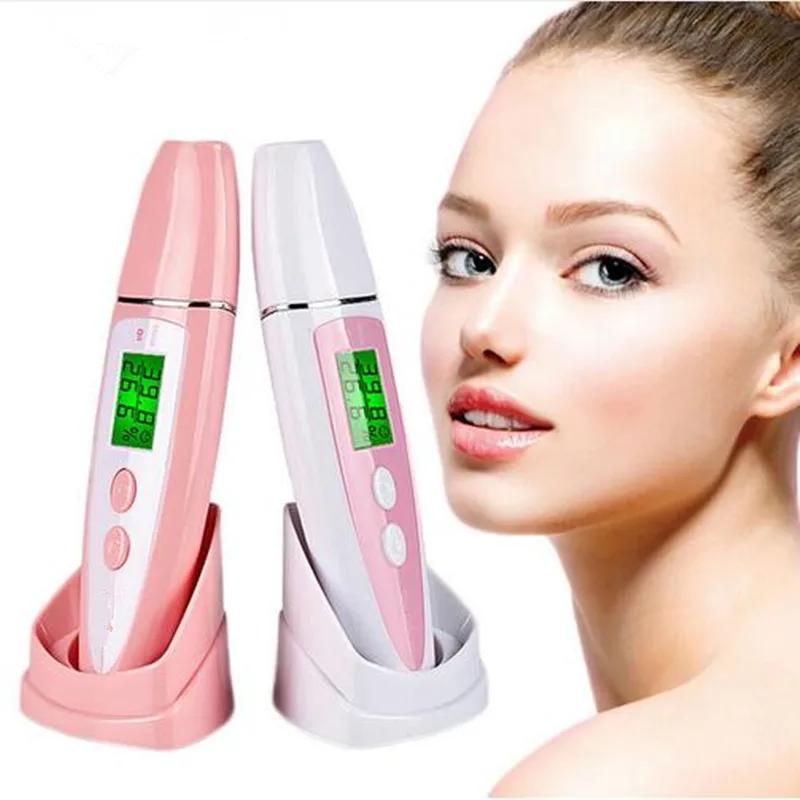 New LCD Digital Skin Moisture Meter Skin Care Tester Moisture Oil