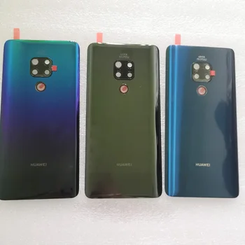 

BaanSam For Huawei Mate 20 Glass Back Cover Battery Cover With Camera Frame+Camera Lens+3M Adhesive