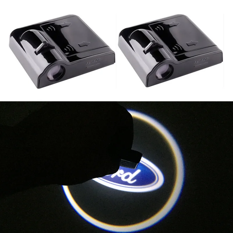 Buy 2Pcs Wireless Car LED Door Warning Light For Ford