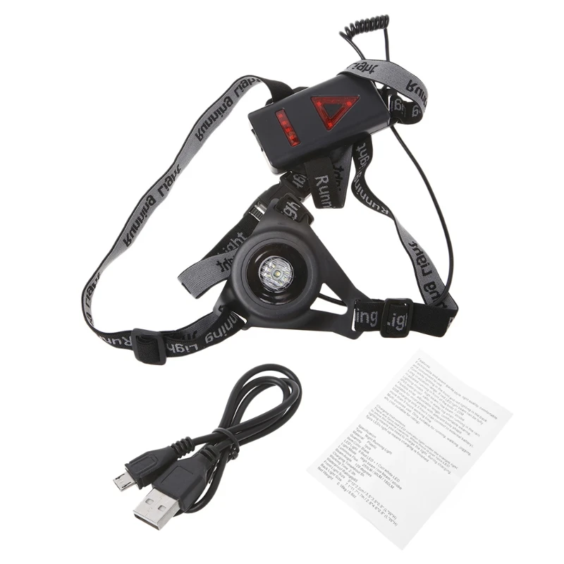 

Chest Light Running Sport Outdoors Warning Lamp Safety Night Flashlight Camping