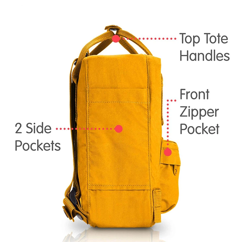 Famoso 7L 16L 20L original kanken mochila kanken bolsa mochilas kanken FOX logotipo impermeable mini kanken Mochila clásica Famoso 7L 16L 20L original kanken mochila kanken bolsa mochilas kanken FOX logotipo impermeable mini kanken Mochila clásica