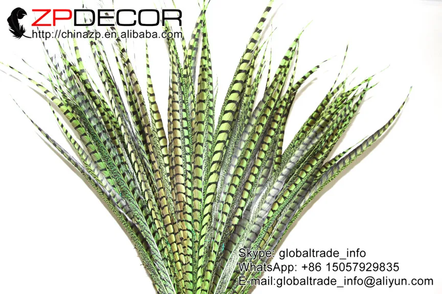 ZPDECOR хорошо продаваемый 28 32 дюймов (70 80 см) 20 шт./лот симпатичная извести зеленая
