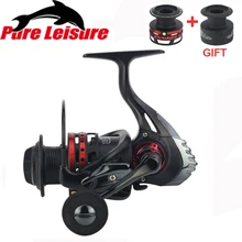 Рыболовная катушка серии PureLeisure 1000-7000 13+ 1BB легкая самоблокирующаяся CNC коромысло спиннинговые колеса+ две рыболовные проволочные чашки