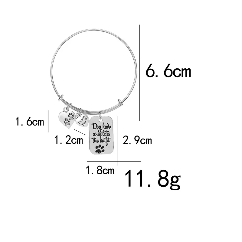 Собака волос завершает наряд 'винтажный браслет любителей собак браслет владелец собаки Браслет идеальный подарок для Для женщин Для мужчин