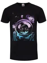 Unorthodox Space Kitten Men’s Black T-shirt Men Tshirt Short Sleeve Print Casual Breaking Bad Print T Shirt For Men 2018