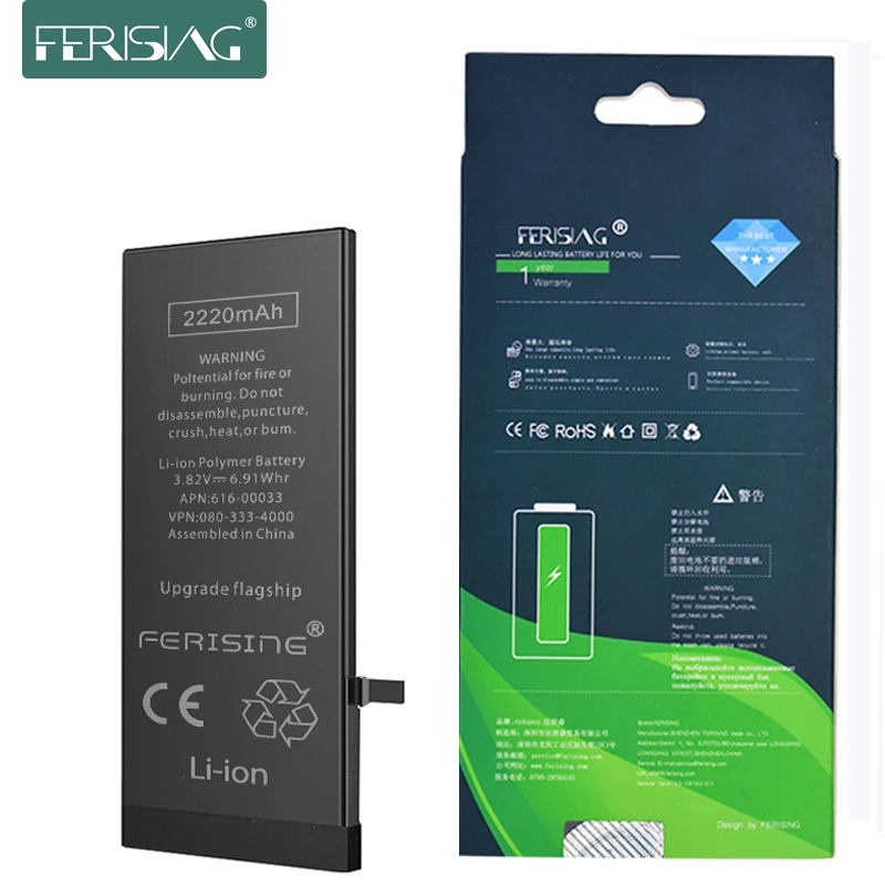 

FERISING Mobile Phone Battery For iPhone 6 6s s Plus SE Replacement Batterie High Capacity Original Bateria For iPhone 6plus