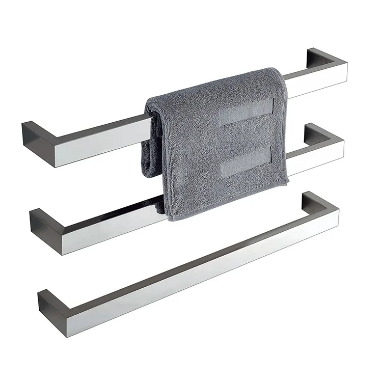 

304 stainless steel electric towel bar bathroom hardware accessories electric single rod towel rack pendant bathroom tools