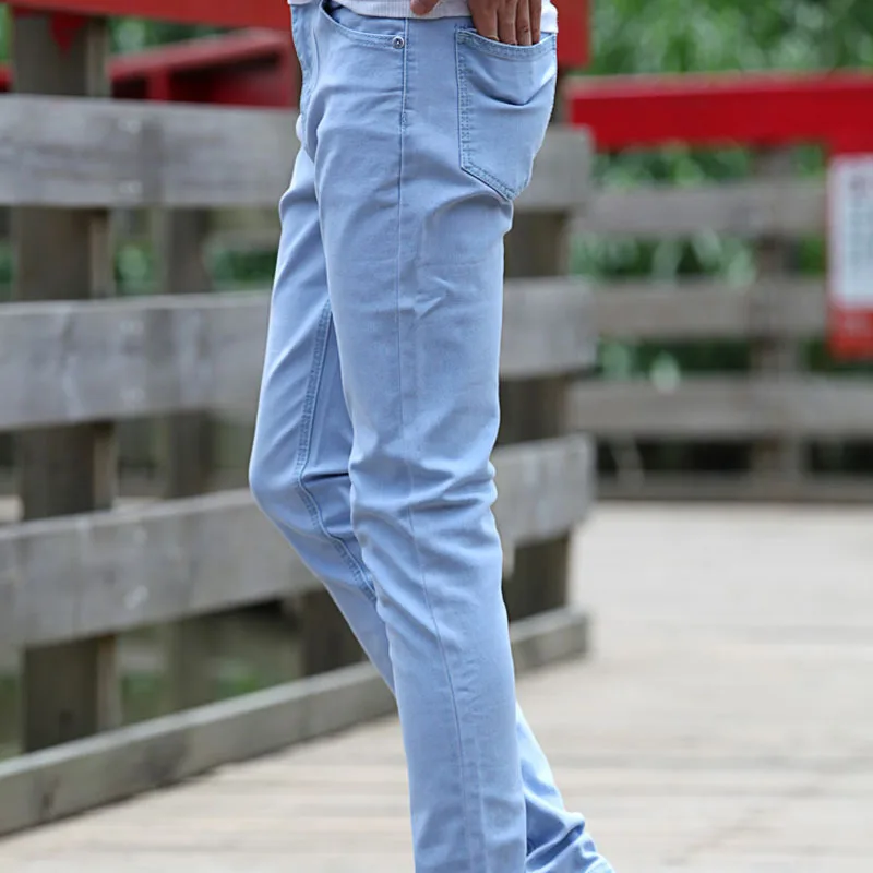 sky blue colour jeans for mens