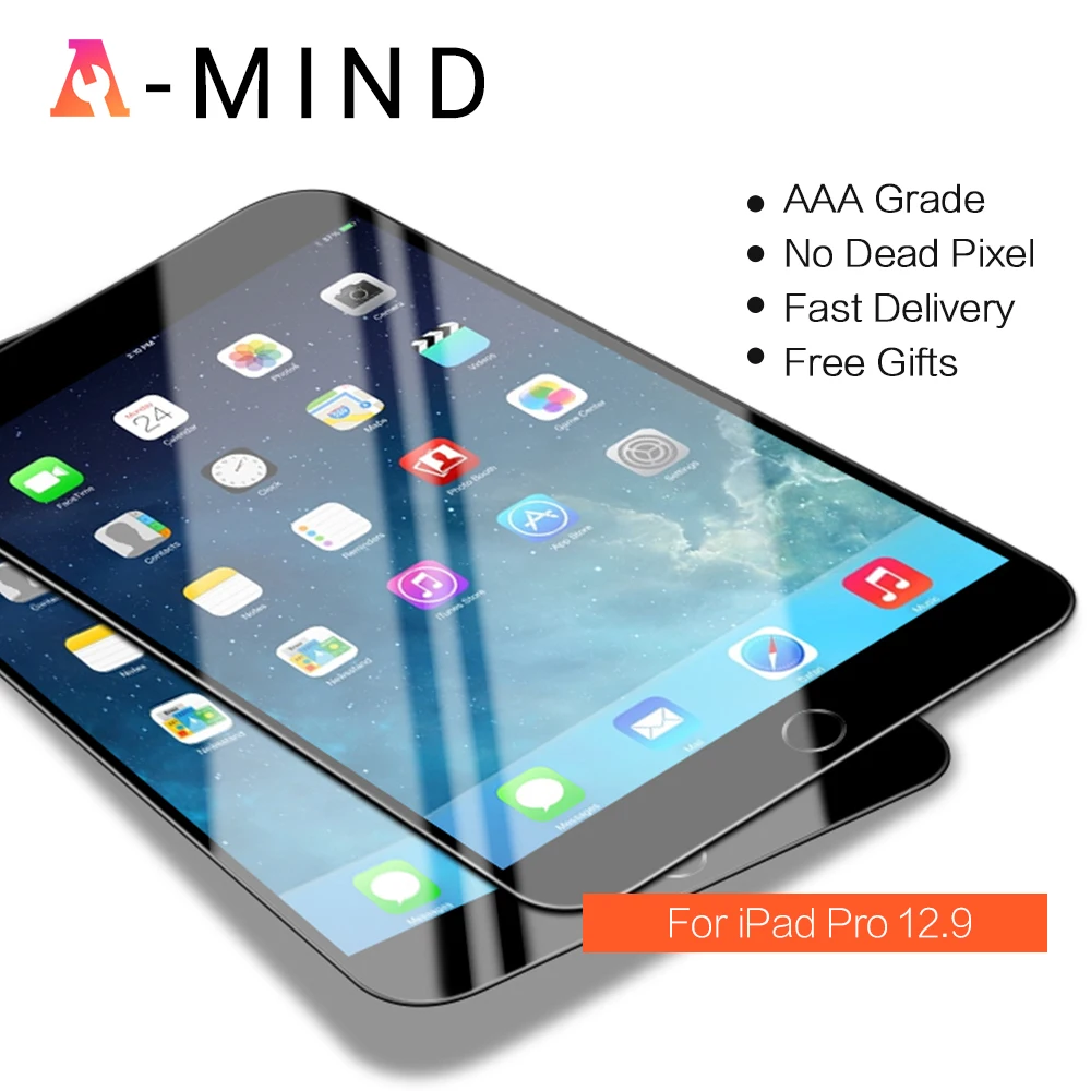 

For 12.9" iPad Pro Lcd Display Touch Screen Digitizer Panel Assembly Replacement For A1584 A1652 LCD