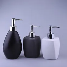 Керамические пустые бутылки упакованы прессованные пустые бутылки домашний интерьер отель шампунь гель для душа жидкость для мытья рук conditi