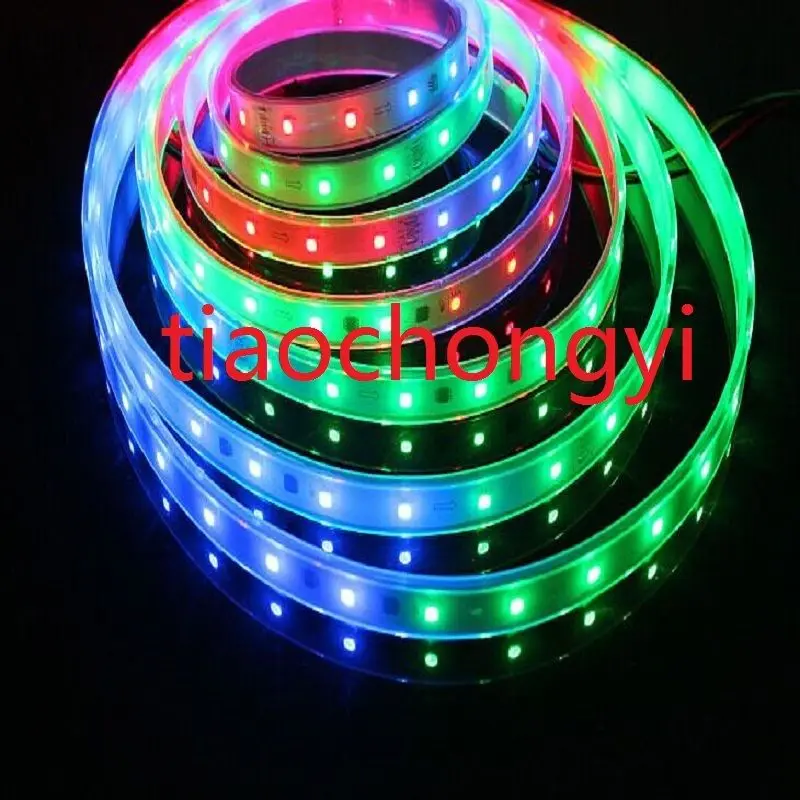 Светодиодная лента 5 М 5050 150LED RGB Dream Color 6803 IC IP67 и RF источник питания 5A 12 В|rgb dream