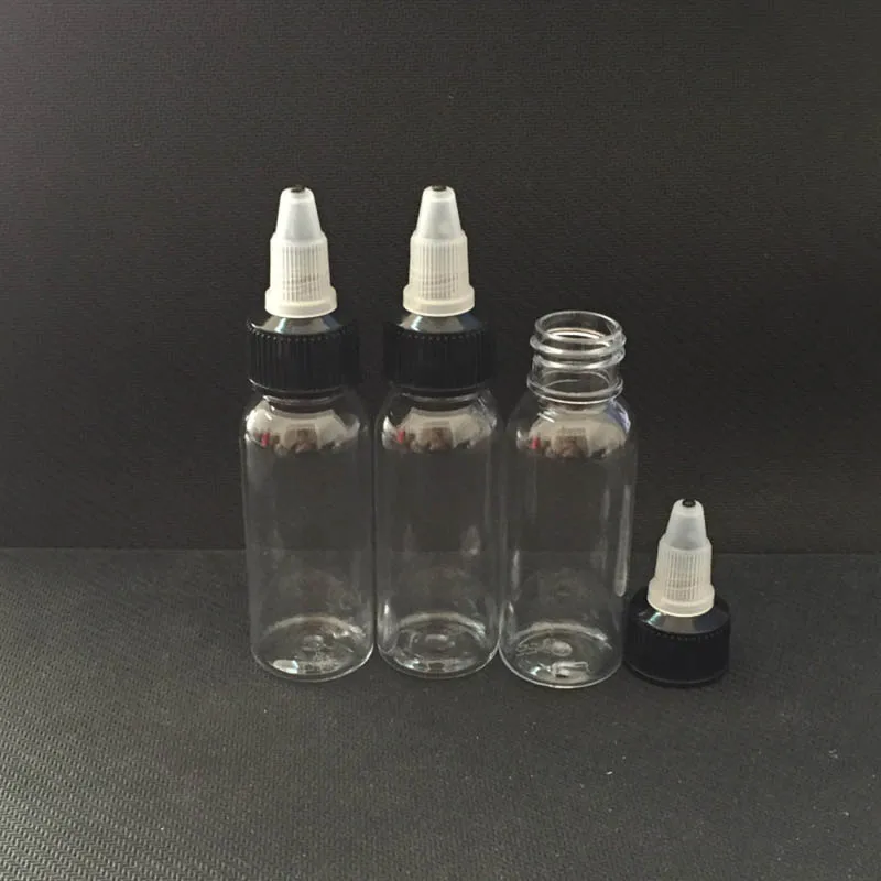 

Emtpy Plastic PET Bottle E Liquid Dropper oil eye Bottle 30ml Pen Shape empty Refillable Bottle with Twist off cap