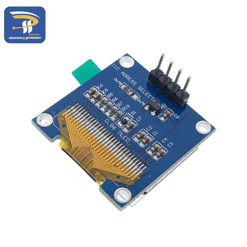 Модуль органического светодиода 0 96x0 96 белый и синий цвета 1 шт.|oled display module|display