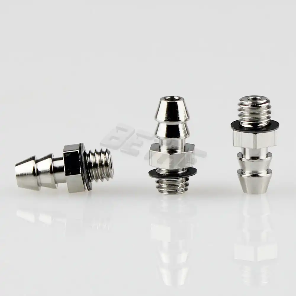 Tubo 3 mm 4 mm 6 mm Tuber/ía neum/ática recta Manguera de aire Conector r/ápido Conector mini Lat/ón,PC3-m3 PC4-m3 PC6-M5 Rosca macho M3 M4 M5 M6