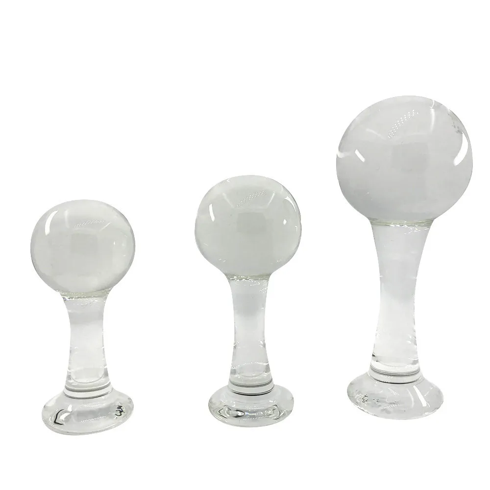 GLASS ANAL PLUG  (2)