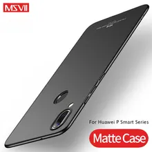 Умный чехол для huawei P MSVII тонкий матовый чехол для huawei P Smart Plus чехол Ulart тонкий жесткий чехол для huawei P Smart