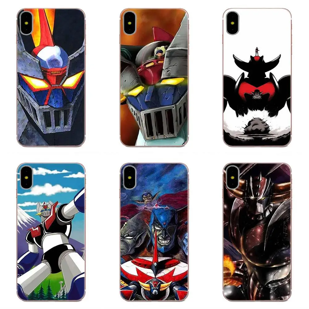 Аниме Grendizer G5 японский робот ТПУ сотовый Чехол для Moto G G2 G3 G4 HTC 530 626 628 630 816 820 One A9 M7 M8