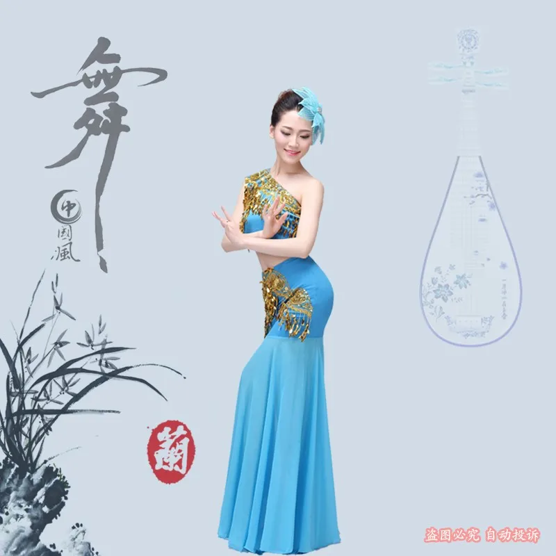 DB23758 Peacock belly costume-29