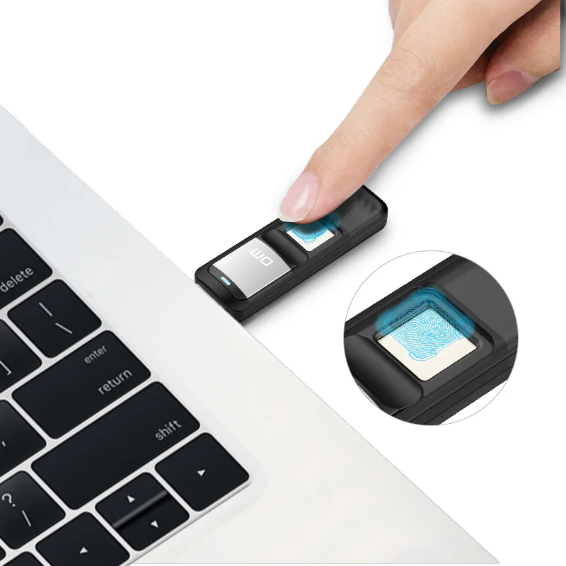  DM PD061 USB3.0 32GB 64GB U Disk Storage Device USB Flash Drive Pen Drive with Fingerprint Encrypti