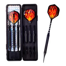 3 шт 18 г профессиональная безопасная дротика с мягким пластиковым наконечником, черный медный бочонок, алюминиевые валы для соревнований, тренировочная электронная Дротика