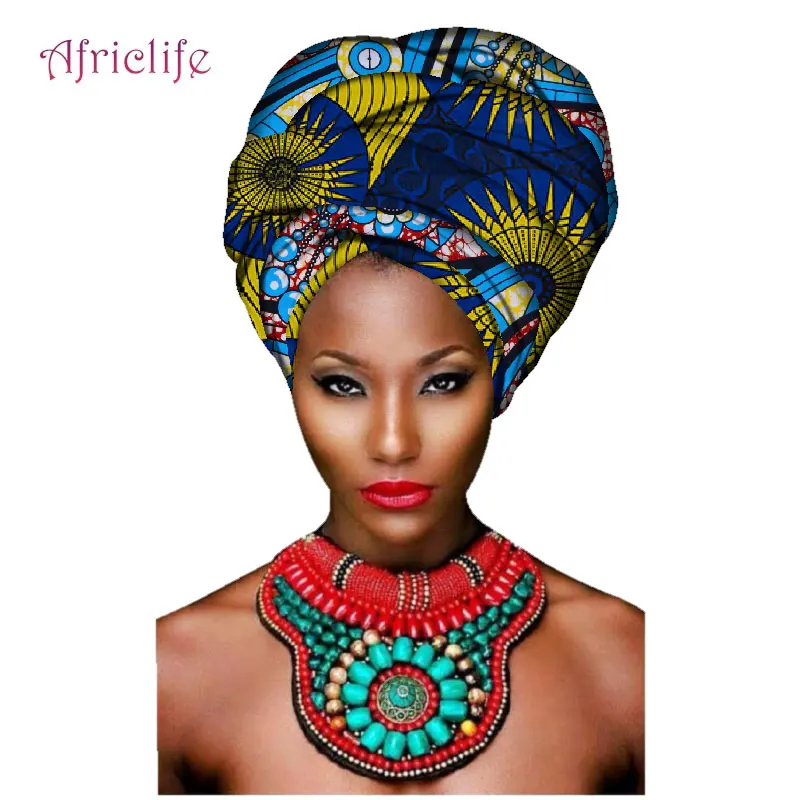 Лоскутные узоры, африканские повязки на голову, женский платок на голову, высокое качество, хлопок, женские повязки на голову, аксессуары AF008 - Цвет: 11