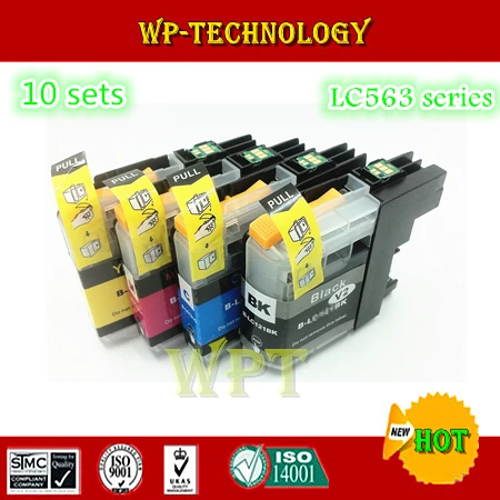 

[10 sets] Compatible Ink cartridge suit for LC563 , LC-563 suit for MFC-J2510 MFC-J2310  MFC-J3720  MFC-J3520 ect