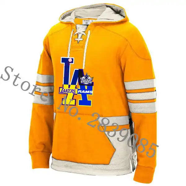 New Designs Winter Los Angeles Jerseys Hoodies Custom La Logo Dodgers Lakers Kings Rams Team Player Any Name Number Sweatshirts Hoodies Sweatshirts Aliexpress