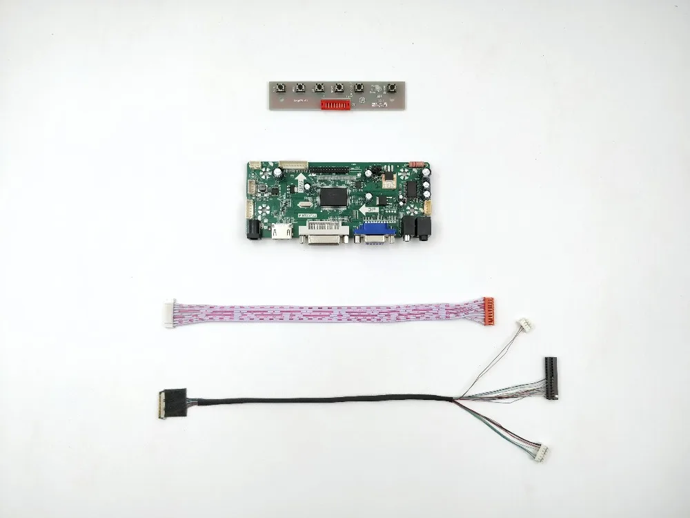 

NT68676 LCD controller board support HDMI DVI VGA AUDIO for 8.9 inch LCD panel 1024X600 A089SW01 V0/V1 B089AW01 V0/V1
