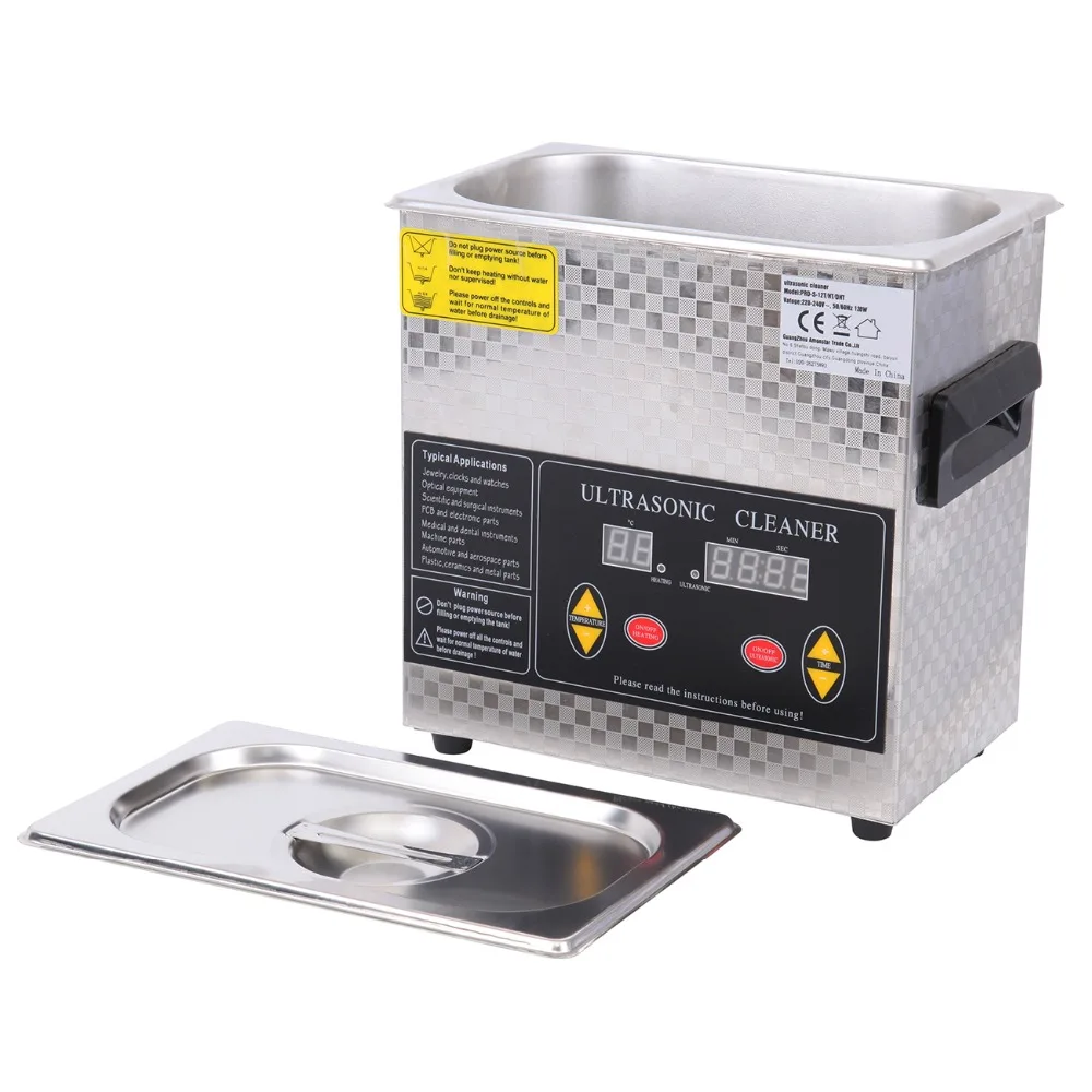 3L Digital Ultrasonic Cleaner Heater Heating Bath Timer Cleaning