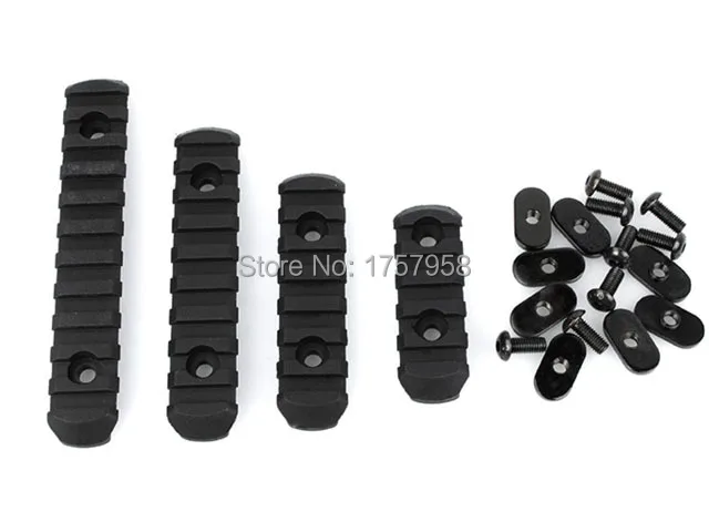 

Element Polymer Picatinny Rail For MOE Handguard Compatible with Fashlight Laser scope Pack of 4 pcs - EX254