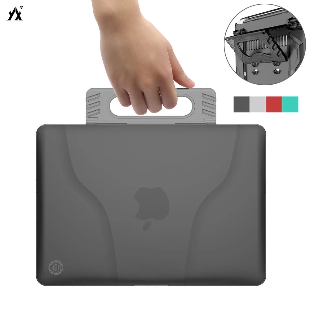 

Hard case Stand shell Laptop Case for Macbook 13 case For Mac book Air 13.3 Case Portable Bracket 2018 model A1932 A1369 A1466