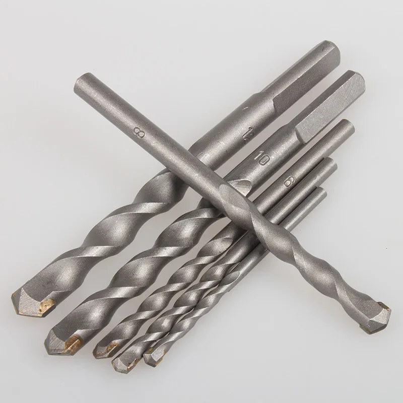 

New 9pcs/set Tungsten steel drill Hammer drill Impact drill for Cement concrete wall Construction 3-16mm