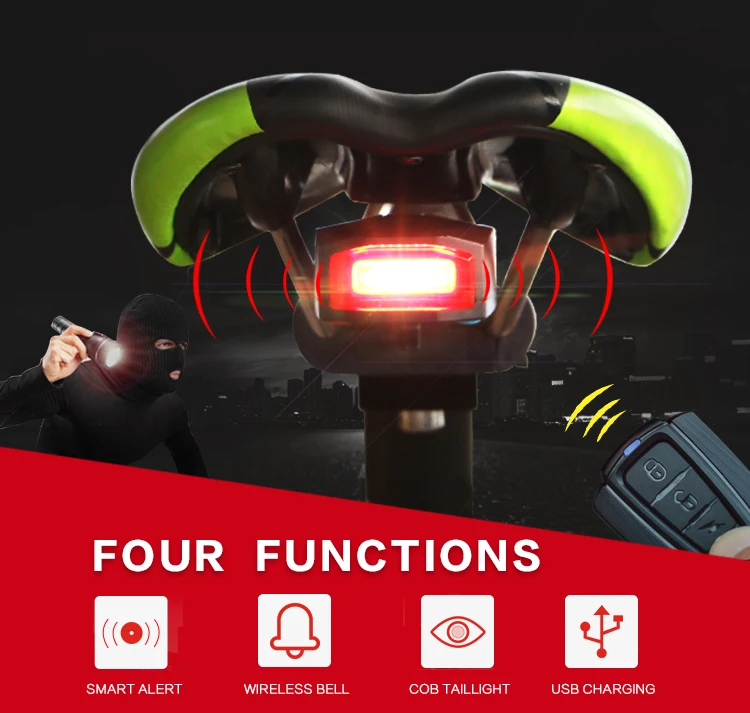 Clearance Anti-theft Bike Security Alarm Lock Bicycle Tail Llight USB Rechargeable Lock Alarm Mountain Bike Rear Light Cycling Accessories 0 Clearance Anti-theft Bike Security Alarm Lock Bicycle Tail Llight USB Rechargeable Lock Alarm Mountain Bike Rear Light Cycling Accessories 0