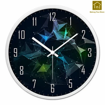 

Wall Clock Digital Vintage Home Decor Clock Wall Round Art Modern Creative Decorative Duvar Saatleri Household Supplies WKP159