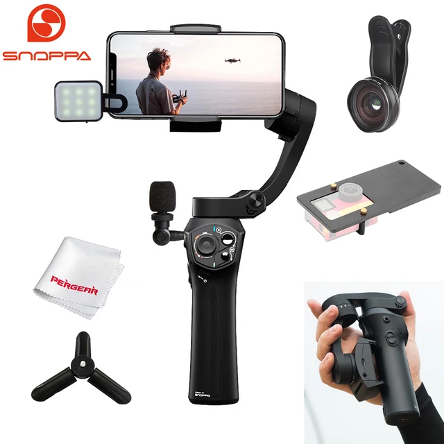 $US $93.51 Snoppa Atom Foldable Pocket-Sized 3-Axis Handheld Gimbal Stabilizer for iPhone Samsung XiaoMi Huawe