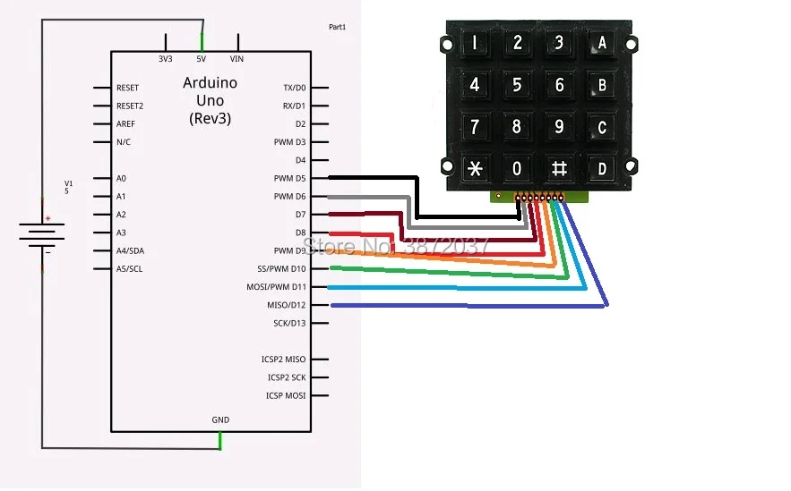 FZ0840-4x4 Matrix keyboard module-1