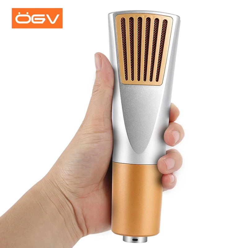 

OGV Q6 high quality Microphone with Recording Function for Windows Linux Mac OS PC Laptop Audio Studio Vocal Recording