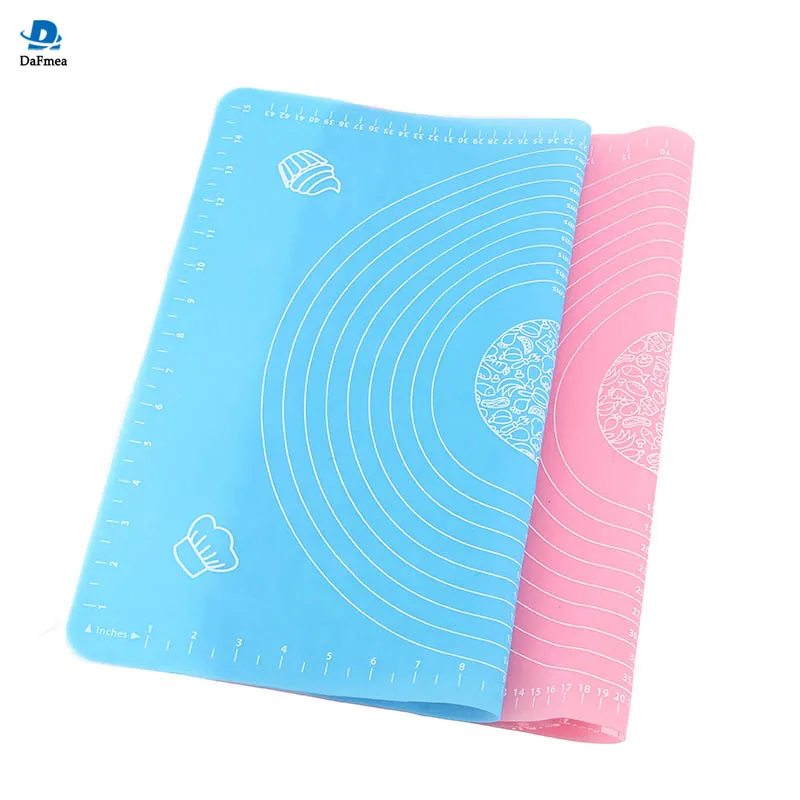 

50x40cm Silicone Cake Dough Pastry Boards Fondant Rolling Cutting Mat Baking Pad