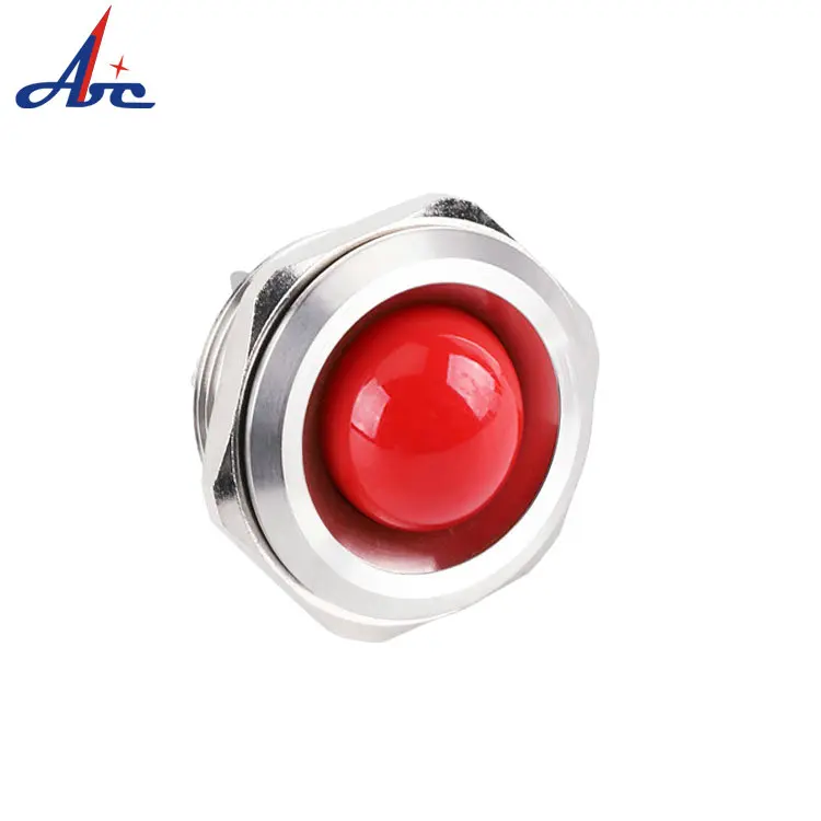 30mm IP67 Waterproof Metal LED 12V Screw Terminal indicator Light Signal Pilot Warning Stainless Steel Indicator Lamp | Лампы и