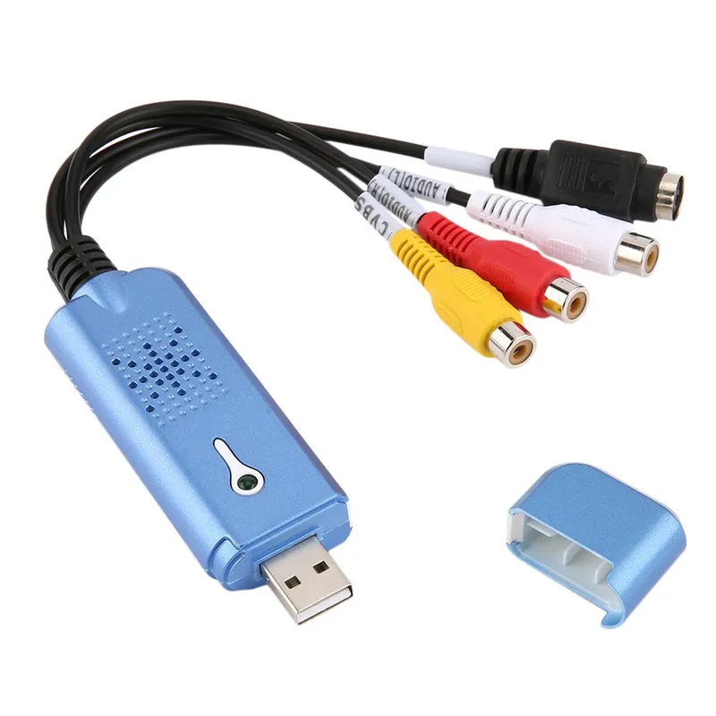

USB 2.0 Video Audio Capture Card Adapter Portable VHS DC60 DVD Video Capture Card Converter TV Tuner for Computer WIN7 NTSC PAL