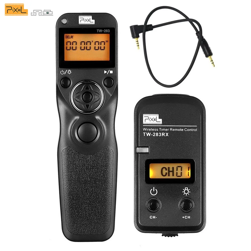 

Pixel TW-283 E3 Wireless Timer Shutter Release Remote Control For Canon 80D 760D 750D 700D 650D 600D 550D 200D 60D 70D camera