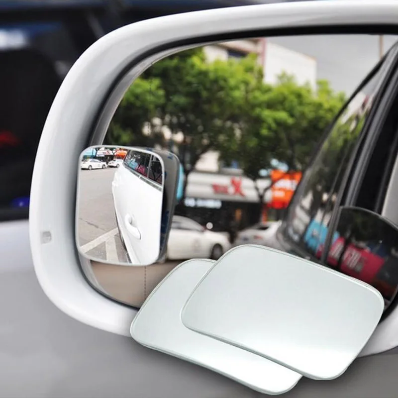 Автомобильное зеркало заднего вида маленькое круглое 360 градусов регулируемое