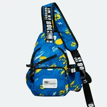 Повседневное мужской сумка для печати на Для мужчин Грудь пакет слинг с Креста тела сумки Для мужчин сумка